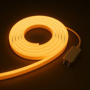 RAYVIX 600 LEDs 4 m Orange, White Steady Strip Rice Lights