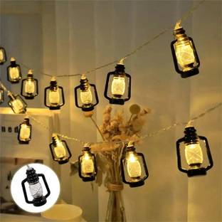 Refulgix 16 LEDs 4 m Yellow Steady Lantern Rice Lights