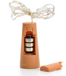 SANCTUM Bottle Cork Led 20 LEDs 2 m Yellow Steady Bottle Rice Lights