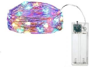 Trendx 30 LEDs 3 m Multicolor Steady String Rice Lights