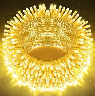 MPROW 40 LEDs 11 m Yellow Steady Bulb Rice Lights
