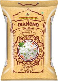 SHRI LAL MAHAL Diamond Basmati Rice 5Kg Basmati Rice (Long Grain, Steam)