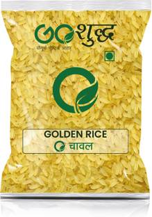 Goshudh Best Quality Golden Rice 400Gm (Pack Of 1) Long Rice / Chawal (400 g) Yellow Basmati Rice (Long Grain, Raw)