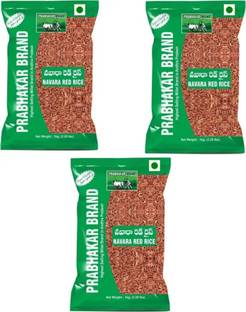 Prabhakar Brand Navara Rice Red Everyday Rice (Medium Grain, Unpolished)