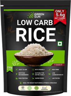 GREEN SUN Low Carb | Keto | Healthy Food| Super Food|Diet Food Plain Rice (Small Grain)