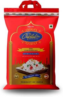 The Capital Rice Naturally Aromatic XXXL  Basmati Rice, 10kg - Long Grain for Biryani Basmati Rice (Long Grain, Steam)