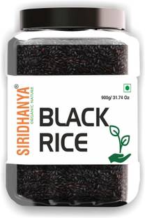 SIRIDHANYA Organic Karuppu Kavuni Export Quality USFDA Certified Black Boiled Rice (Full Grain, Unpolished)