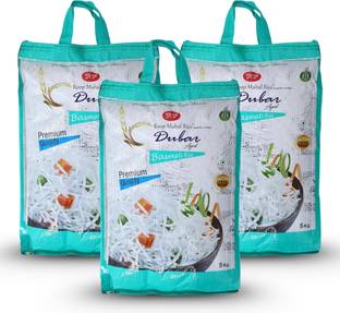 Roop Mahal Rice Premium Quality Dubar Aged Everyday Use Tasty & Non-Sticky Basmati Rice (Medium Grain, Raw)