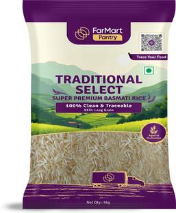 FarMart Traditional Select Super Premium Basmati Rice Basmati Rice (Long Grain, Steam)