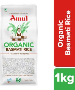 Amul Organic Basmati Rice Bag Basmati Rice (Raw)