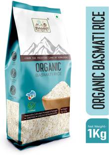 Jivamrit Organic White Basmati Rice (Long Grain, Unpolished)