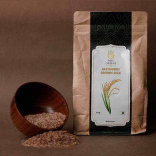 MAIGREENS Wayanadan Palthondi Brown Rice 1kg Brown Matta Rice (Full Grain, Parboiled)