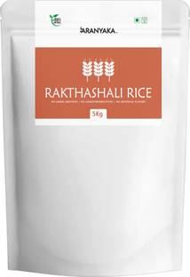 ARANYAKA Rakthashali Rice 5Kg Brown Raw Rice (Small Grain, Raw)