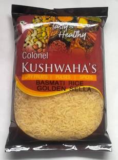 Colonel KUSHWAHA'S Basmati Golden Sella Rice Yellow Basmati Rice (Long Grain, Raw)