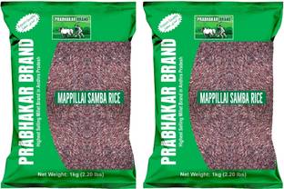 Prabhakar Brand Mapillai Samba Rice Red Everyday Rice (Medium Grain, Unpolished)
