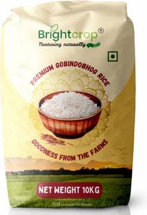 organics food market Gobindobhog Rice (10 Kg Pack) Gobindobhog Rice (Medium Grain, Polished)
