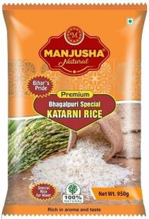Manjusha Natural Premium Bhagalpuri Rich in aroma & taste Katarni Rice (Long Grain, Raw)