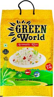 Green World Aromatic Rice (GMO Free) Pusa Rice (Long Grain, Steam)