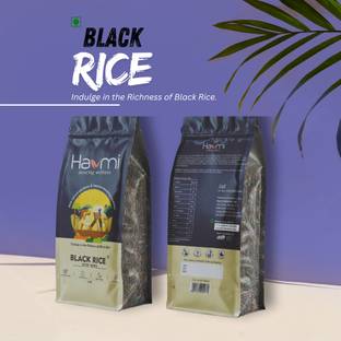 Havmi Meghalaya Organic Black Rice 5 KG Black Black Rice (Medium Grain, Raw)
