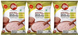 Double Horse Bran Rich Matta Broken Rice 500g x 3 Brown Matta Rice (Broken Grain, Boiled)