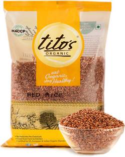 Tito's Organic Red Rice | 1 Kg | Red Raw Rice (Medium Grain, Raw)