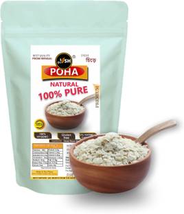 sish desi Healthy Instant Thin Poha Morning Breakfast | Ready to Eat in Minutes Poha (Full Grain, Raw)