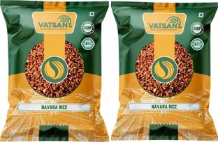 VATSAN Chawal |Kerala | High Fibre Diabetic Friendly Red Rice Red Navara Rice (Medium Grain, Unpolished)
