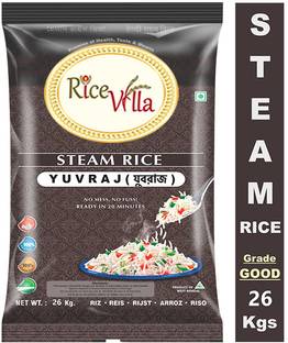 Rice Villa YUVRAJ Sona Masoori Rice (Small Grain, Raw)