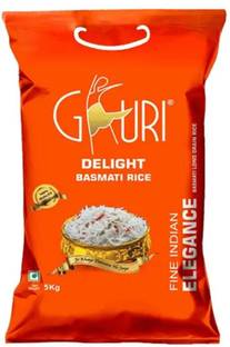 Gauri Delight Basmati Rice 5 Kg Basmati Rice (Long Grain, Unpolished)