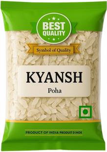 Kyansh Premium Poha – Best Quality Flattened Rice Poha (Long Grain, Raw)