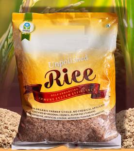 3norganics Organic Red Rice 1 KG | Rich Source of Iron, Vitamins and Antioxidants Brown Forbidden Rice (Medium Grain, Unpolished)