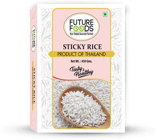Future Foods Sticky Rice, Glutinous Rice, Mango Rice, pack of 1 - 450 grams Raw Rice (Full Grain, Raw)