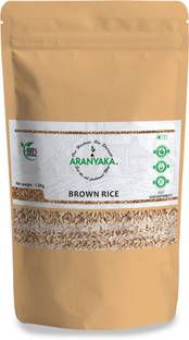 ARANYAKA Sona Masoori  Brown Rice - Medium Grain ,ParBoiled- 1.5kg Yellow Sona Masoori Rice (Medium Grain, Unpolished)