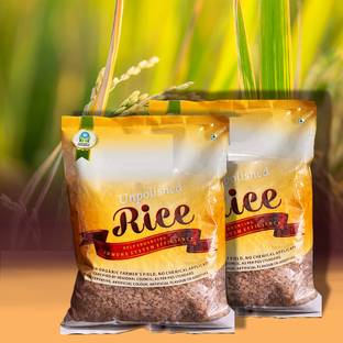 3norganics Organic Red Rice 2 KG | Rich Source of Iron, Vitamins and Antioxidants Brown Forbidden Rice (Medium Grain, Unpolished)
