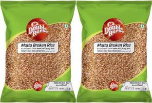 Double Horse Matta Broken Rice 1Kg (Pack of 2) Red Jaya Rice (Broken Grain, Polished)