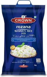 CROWN C-RozanaBasmatiRice-5kg Basmati Rice (Broken Grain, Steam)