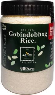 Grainka GOBINDOBHOG RICE || 600 Grm || Aged Rice || KAIMA / JEERAKASALA Gobindobhog Rice (Small Grain, Raw)