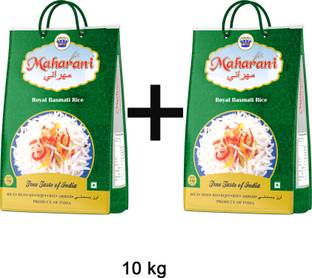 Maharani Royal Basmati Rice, (10 Kg.) Basmati Rice (Full Grain, Parboiled)