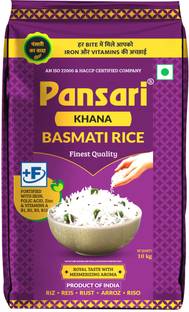 Pansari 2 Years Aged Finest Quality Khana Basmati Rice, Biryani Rice, Pulav Rice Basmati Rice (Long Grain, Raw)