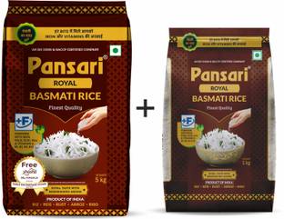 Pansari Long Grain, Taste The Best Royal Basmati Rice Basmati Rice (Long Grain, Raw)