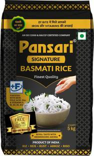 Pansari Basmati Rice 5Kg - Gluten free and Biriyani Masala 50g Basmati Rice (Long Grain, Steam)
