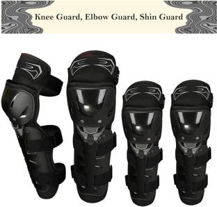Allowing Flexible Breathable Elbow & Knee Guard Elbow Guard, Knee Guard Free Black
