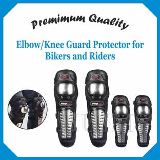 Allowing Elbow Guard, Knee Guard Free Black