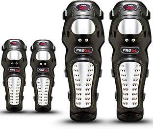 AutoPowerz Knee & Elbow Protective Guard Knee Guard, Elbow Guard Free Black