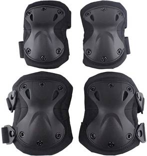ZIGLY Knee Guard, Elbow Guard Free Black