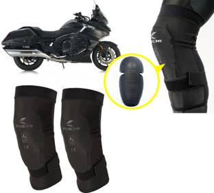 AUTO PEARL Protective Knee Sleeve 2nd Skin Black Arti-Lage Foam Pads for K 1600 Elbow Guard, Knee Guard, Shin Guard Free Black