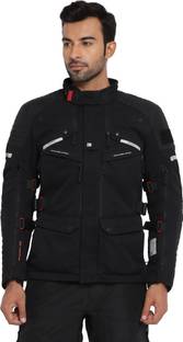 ROYAL ENFIELD Nirvik V2 Two Layered with Chest, Back, Shoulder & Elbow Armours and Rain Jacket Riding Protective Jacket