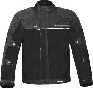 ALLEXTREME Denim Bike Riding Jacket CE Level 2 Protector Elbow Protection for Men Riding Protective Jacket