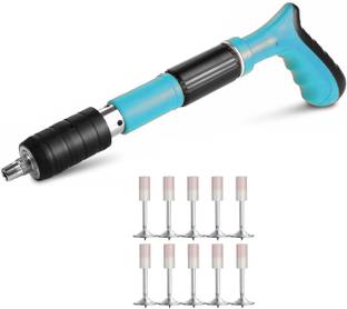 AASHROMALL Manual Steel Nail Gun Tool, Concrete Nail Gun, Portable Mini Nail Heavy Duty Fast Hitting Rivet Gun