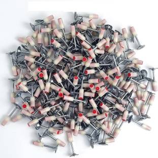 PGADHIYA Nail Gun Manual Steel Nails, Round Nails 100 pcs Rivet Heavy Duty Squeeze Rivet Gun